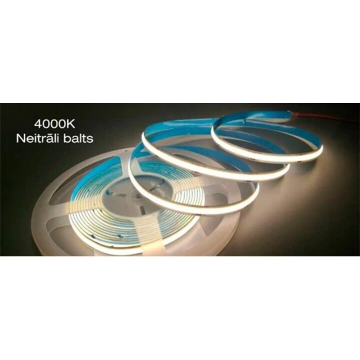 COB LED-Streifen 4000K, IP20, 12V, 8W, Neutralweiß