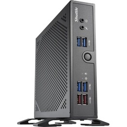 Barebone XPC slim DS50U Intel Celeron 7305 2xSODIMM DDR5 2xM.2 1xSATA 1xHDMI 1xDP 1xVGA Noir