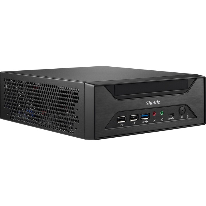 Barebone XPC slim XH610 LGA1200 2xSODIMM DDR4 2xM.2 3xSATA 1xHDMI 1xDP 1xVGA Black