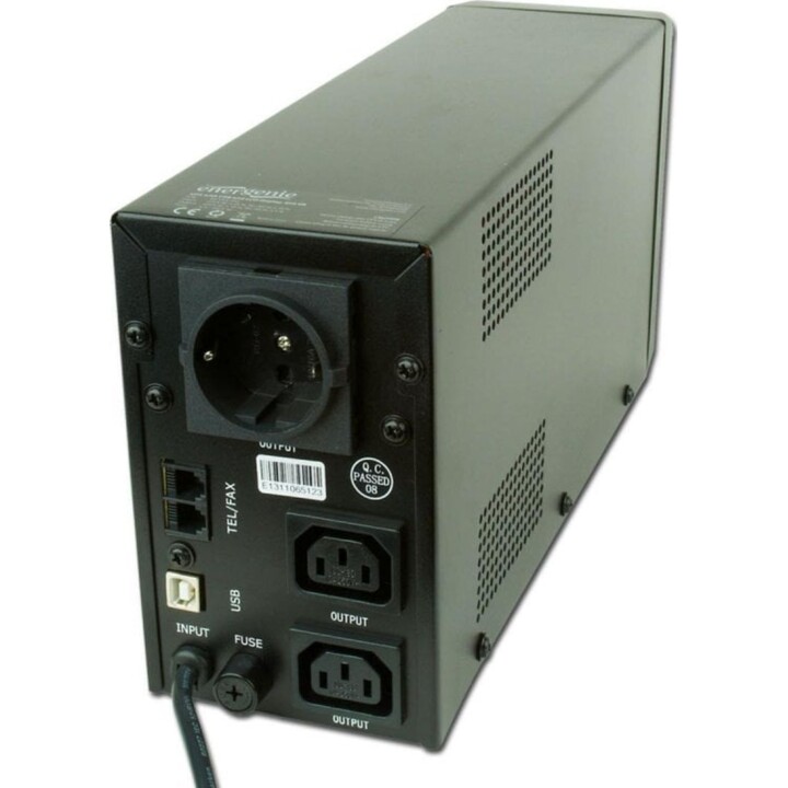 A bateria de Gembird 850VA UPS VRLA 20 minutos alterou a proteção completa do LCD da onda de seno