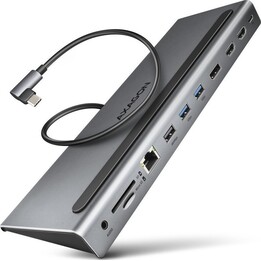 AXAGON HMC-4KX3 Stazione docking per laptop 11 in 1