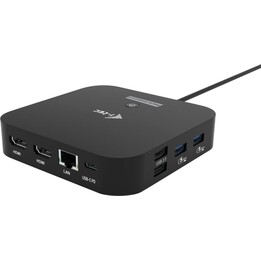 i-tec USB-C Dual HDMI Docking Station with Power Delivery 100 W
