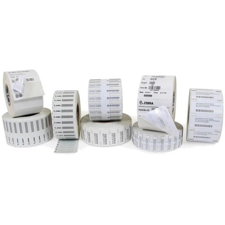 Zebra 10026763 Confidex Silverline Micro II MR6-P ETSI RFID On-Metal Label 45x13mm TT Polyester Foam High Performance