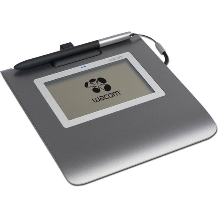 Wacom STU-430 4.5" Monochrome LCD Signature Pad 320x200 EMR 1024 niveaux de pression USB Gris