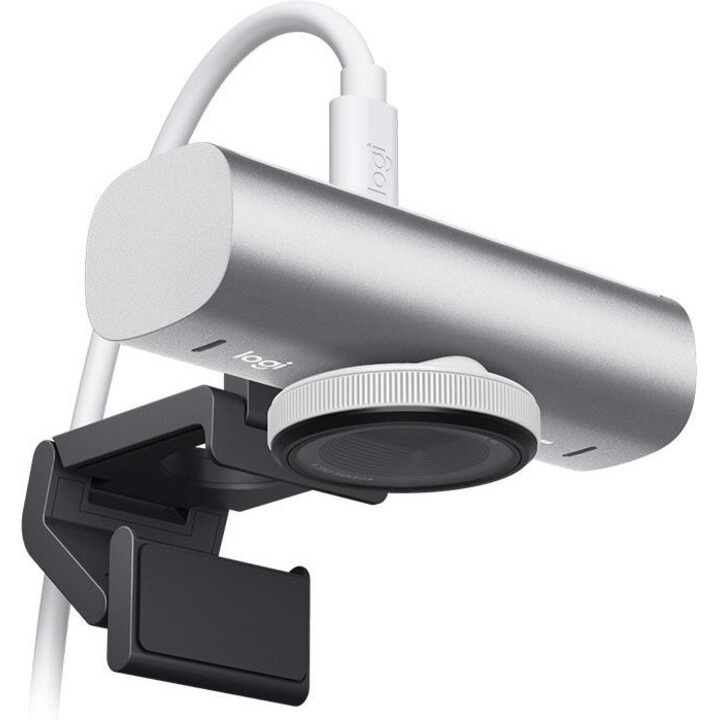 Webcam Logitech Master Series MX Brio 4K UHD 3840x2160@30fps 8,5MP Sony STARVIS Doppio microfono Beamforming Grafite grigio chia