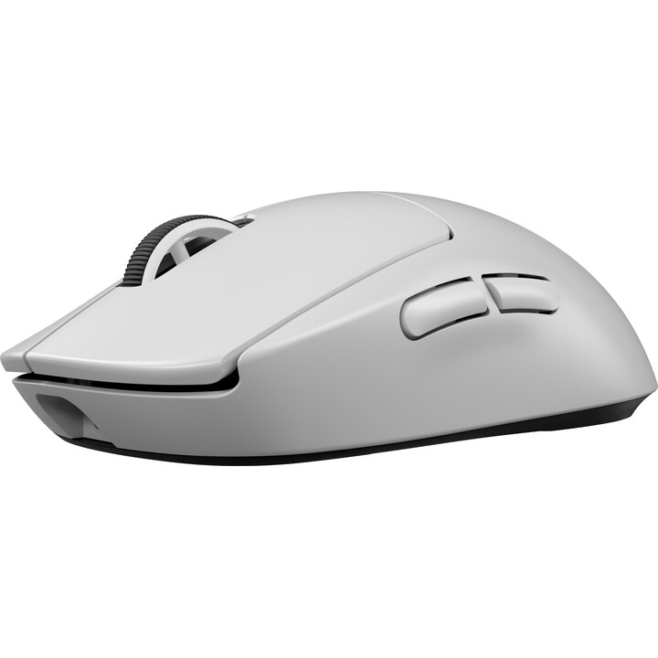 Logitech G Pro X SuperLight Lift Vertical Wireless Ergonomic Mouse White 4000 DPI 4 Buttons USB-C Bluetooth Rechargeable Right-H
