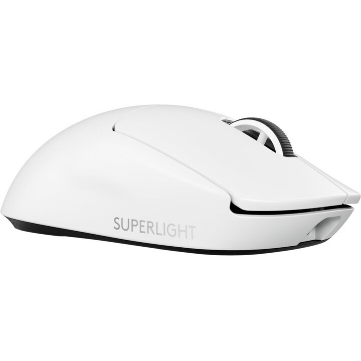 Logitech G Pro X SuperLight Lift Vertical Wireless Ergonomic Mouse White 4000 DPI 4 Buttons USB-C Bluetooth Rechargeable Right-H