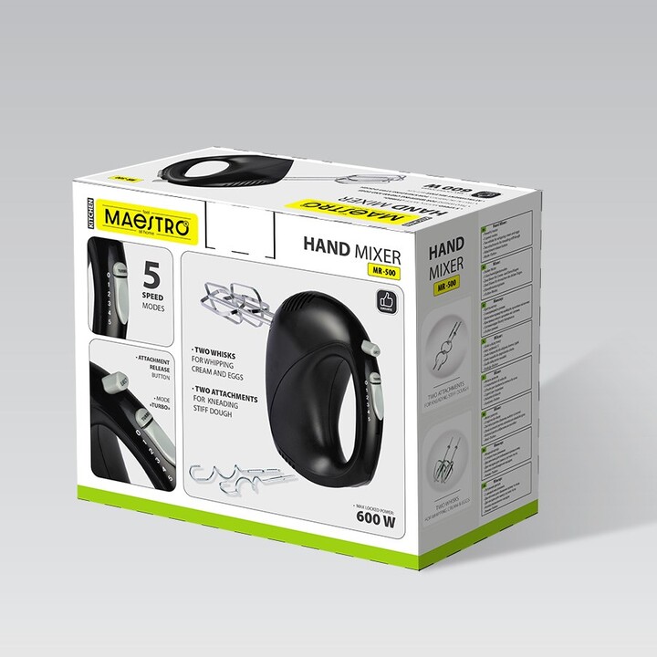 Frullatore a immersione Maestro MR-500 nero