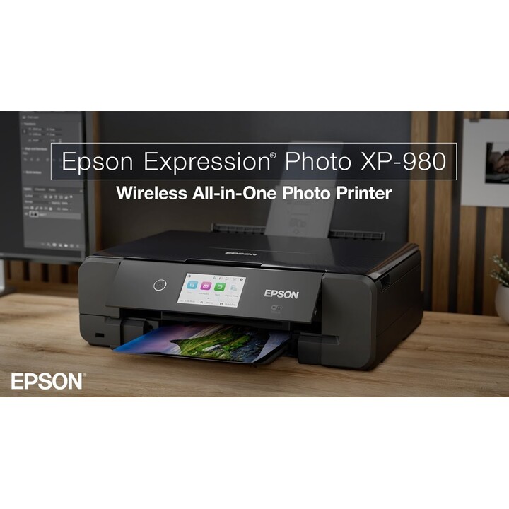 Epson Expression Photo XP-980 Stampante a getto d'inchiostro wireless All-in-One Wide-Format 6 colori Claria Photo HD A3 DPI 4,3