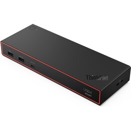 Lenovo ThinkPad USB4 Smart Dock 5500 USB4 Dock 135W Adapter 40Gbps Gen2 RJ45 Schwarz