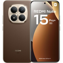 Xiaomi Redmi Note 15 Pro+ 5G, 12 Go 512 Go, 6,83 AMOLED, 6500 mAh, marron moka