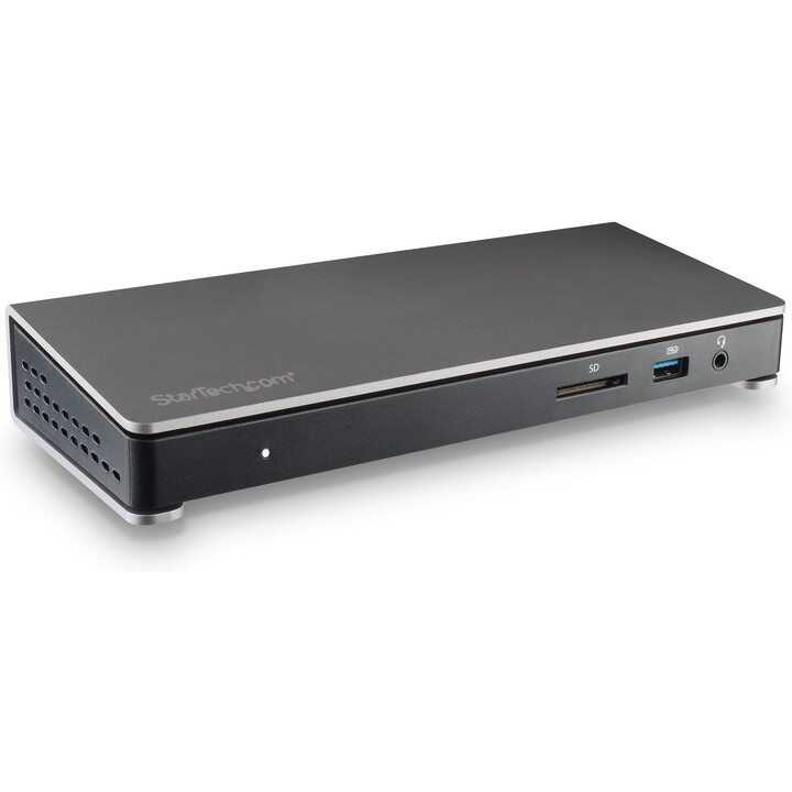 StarTech.com Estação de ancoragem Thunderbolt 3 TB3DOCK2DPPU Dupla 4K@60Hz TB3 para computador portátil 2xDP 6xUSB 3.0 85W PD Gb
