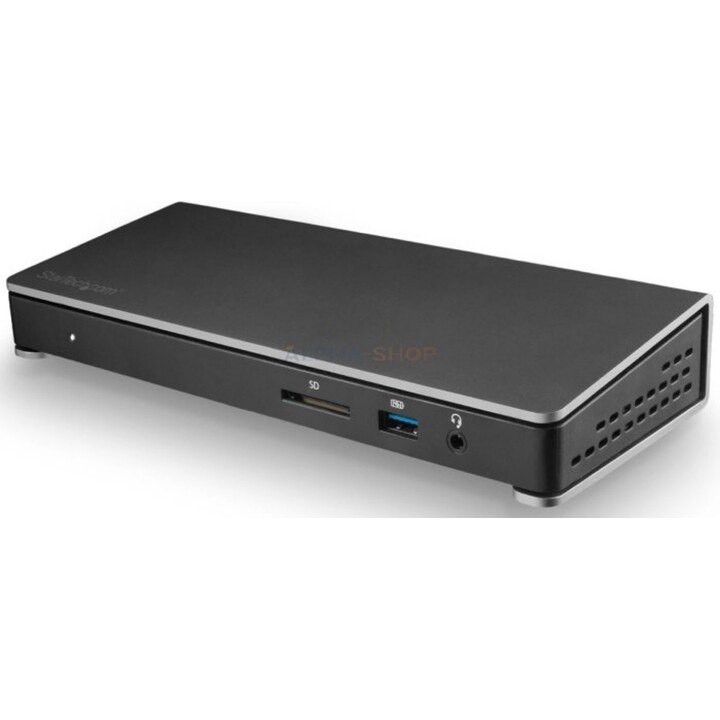 StarTech.com Estação de ancoragem Thunderbolt 3 TB3DOCK2DPPU Dupla 4K@60Hz TB3 para computador portátil 2xDP 6xUSB 3.0 85W PD Gb