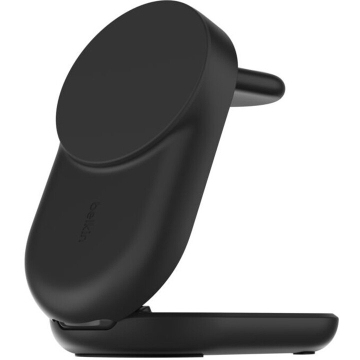 Belkin - Qi2 Fitness Tracker, cuffie, smartphone, smartwatch, nero, caricatore wireless USB, ricarica rapida
