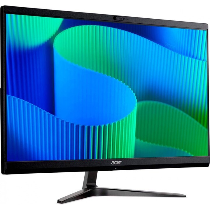 All in one computer acer veriton z2 vz2524g core ultra 5 16gb 512gb ssd 23.8" ips w11p black