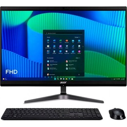 All in one computer acer veriton z2 vz2524g core ultra 5 8gb 512gb ssd 23.8" ips w11p black