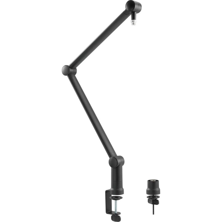 Maclean MC-898 Support de microphone professionnel avec bras réglable pour utilisation sur table, pour le streaming de jeux