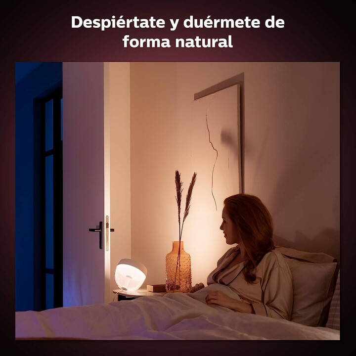 Philips Hue, Smart LED Table Lamp, Hue Iris, White and Color Light, Black