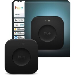 Philips Hue Bridge Pro, Smart Light Hub New Generation wireless, over 150 lights, Black