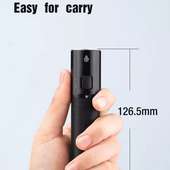 NexTool NE20069 Rechargeable and Waterproof Handheld LED Flashlight 1,200 lm, Black