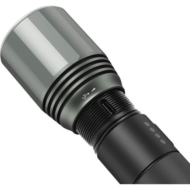 NexTool T10 LED Handheld Flashlight 2000lm 220m 70h Battery, Black