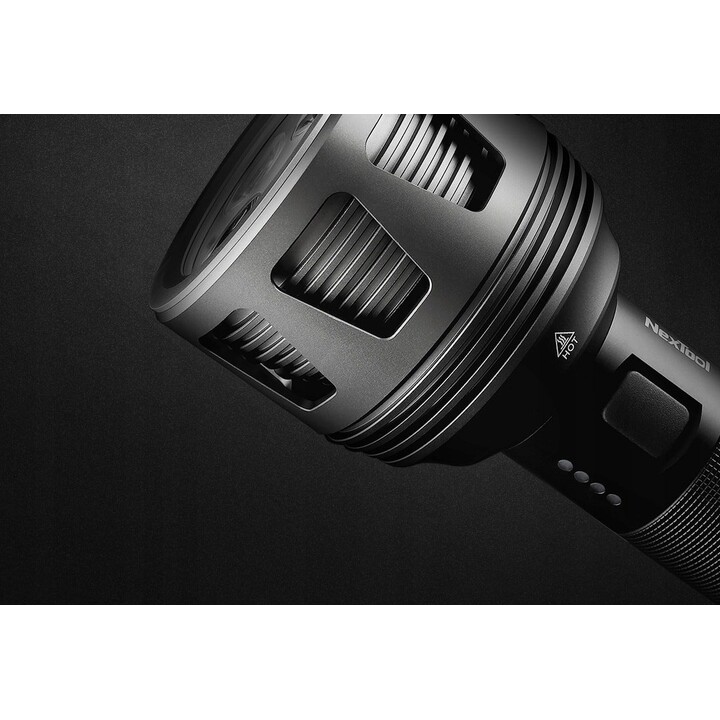 NexTool NE20168 Linterna LED táctica, 120 h, recargable, resistente al agua, USB, Negro