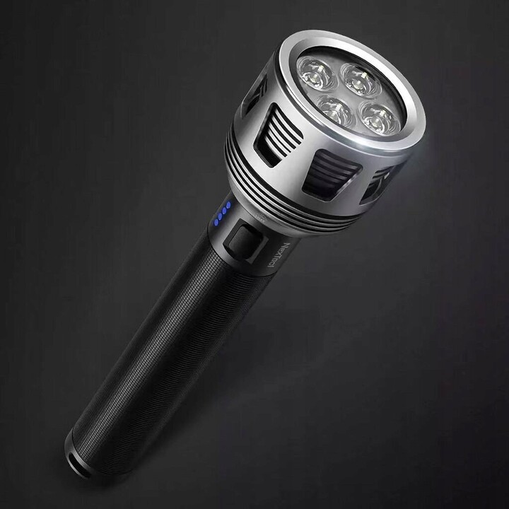 NexTool NE20168 Linterna LED táctica, 120 h, recargable, resistente al agua, USB, Negro