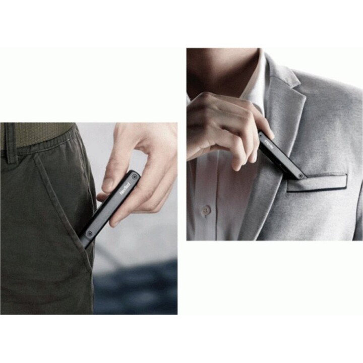 NexTool NE20026 Linterna multifunción 3 en 1 + cuchillo + tijeras, Negro