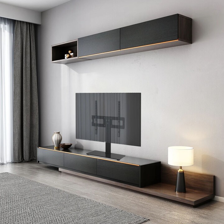 Suporte de TV universal Maclean MC-450 para gabinete de TV (máximo 40 kg, VESA 400x400, 32-65")
