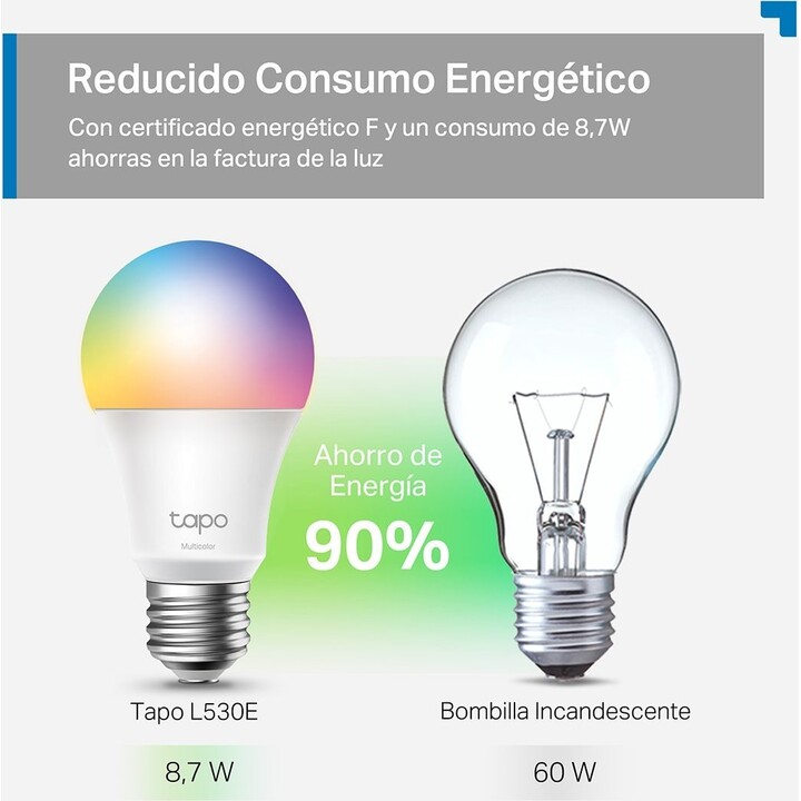 Lot de 2 ampoules LED intelligentes multicolores Tapo TL13E