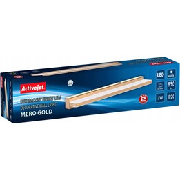 Activejet AJE-MERO Applique LED rectangulaire, or