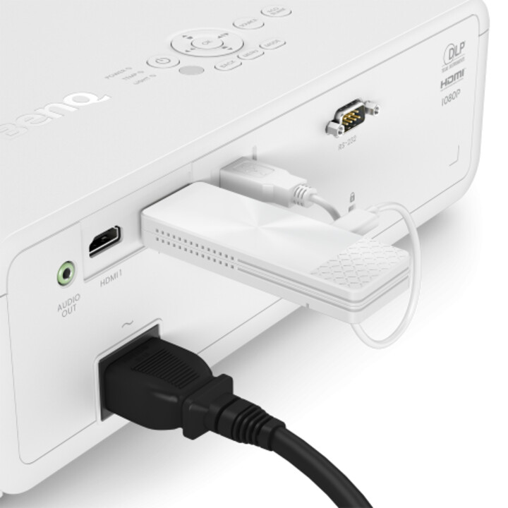 Dongle HDMI wireless Benq Qp30 4k, Wi-Fi5, Airplay, Chromecast, alimentato da USB 5v 1.5a