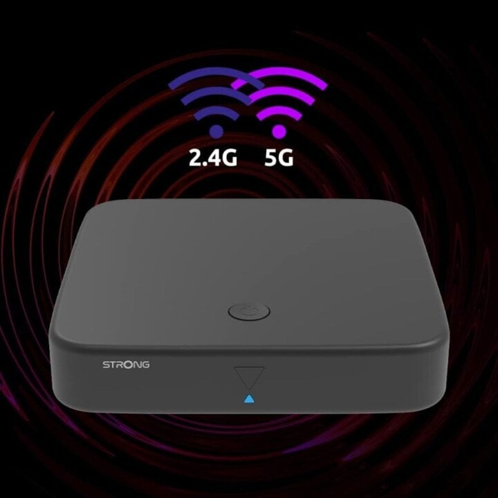 Strong SRT 420 Android Smart Box 2 in 1, 4K UHD (3840 x 2160 Pixel), schwarz