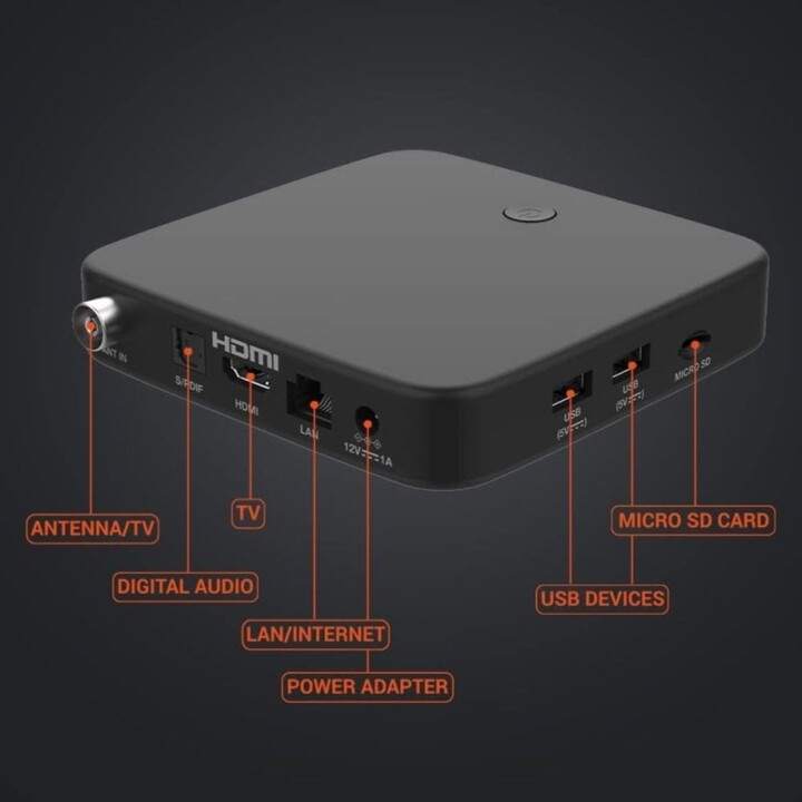 Strong SRT 420 Android Smart Box 2 in 1, 4K UHD (3840 x 2160 Pixel), schwarz