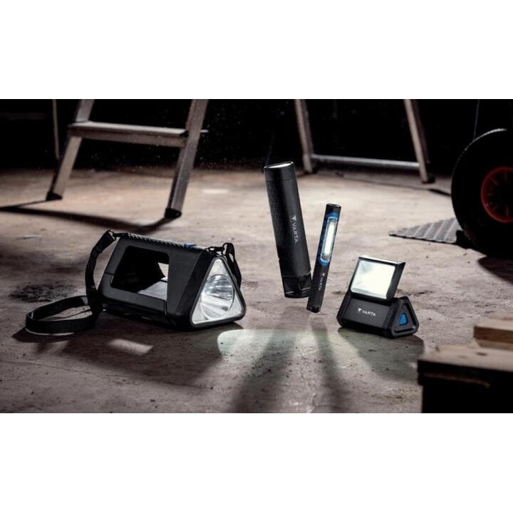 VARTA Work Flex LED Teleskop-Taschenlampe 250 lm, schwarz