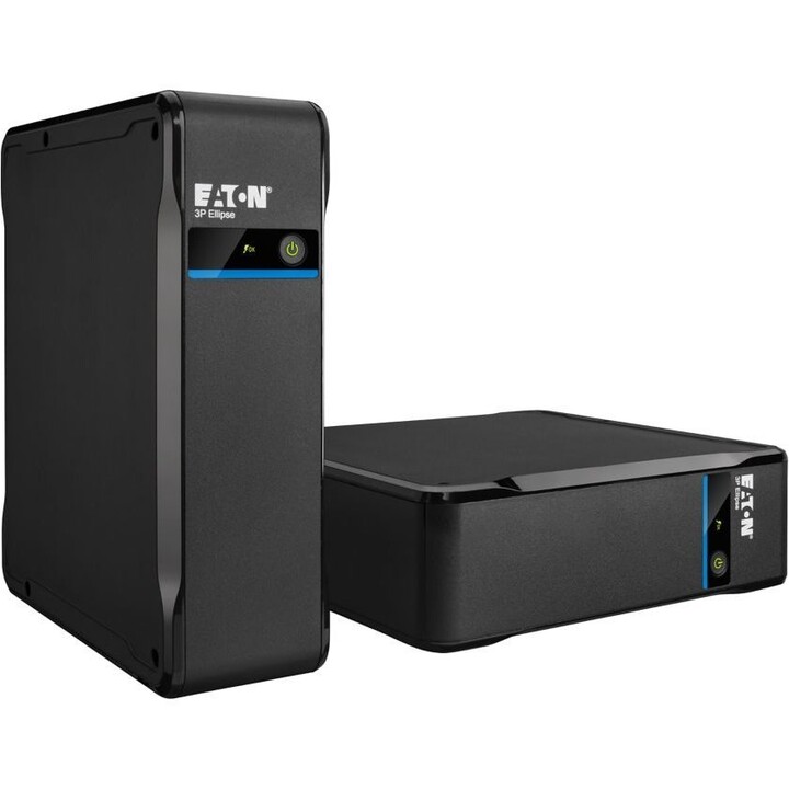 Eaton 3P550D Ellipse UPS 550VA 330W Tower DIN Rail Offline 3x Schuko +1 Ingresso Surge C14