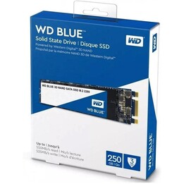 Western Digital 250GB M.2 2280 SATA III SSD 3D NAND 550MB/s Read 525MB/s Write