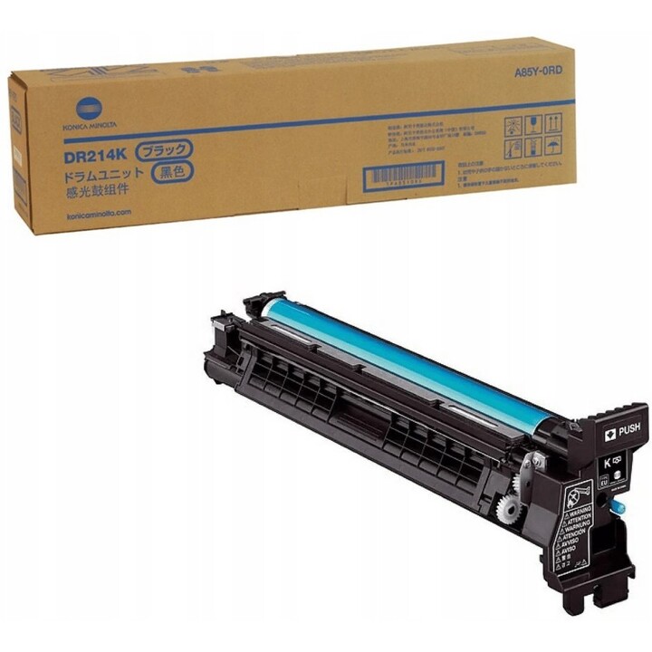 Konica-Minolta Trommel de tambor KonicaMinolta DR-214 DR214 Negro Negro 80k (A85Y0RD)