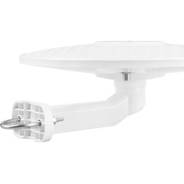 Maclean DVB-T/T2 HEVC omnidirectional antenna, active, for caravan, central cable mounting, MCTV-104, white
