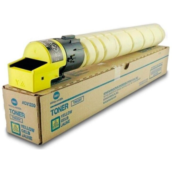 Konica Minolta TN-626 Cartucho de Tóner Amarillo 45.000 Páginas Ultra Alto Rendimiento Bizhub C360i C300i C250i Gel ACV1250A