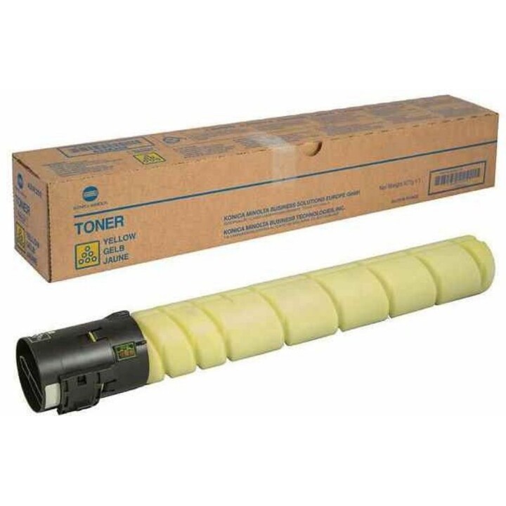 Konica Minolta TN-514 Cartucho de Tóner Amarillo 30.000 Páginas Gel de Alto Rendimiento bizhub C451 C550 A9E8250