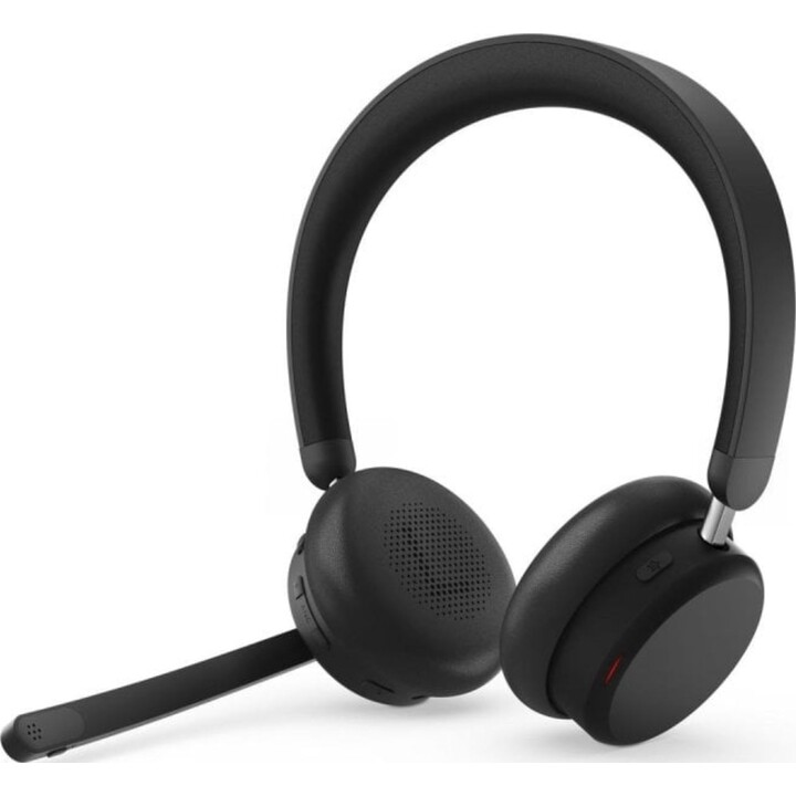 Auriculares Lenovo 6550 inalámbricos Bluetooth con Cancelación de Ruido para oficina y llamadas negros