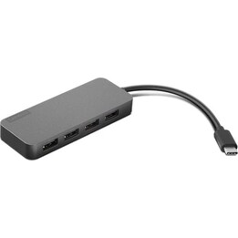 Lenovo GX90X21431 Laptop Dock and USB 3.2 Gen 2 (3.1 Gen 2) Type-C Port Replicator - Black