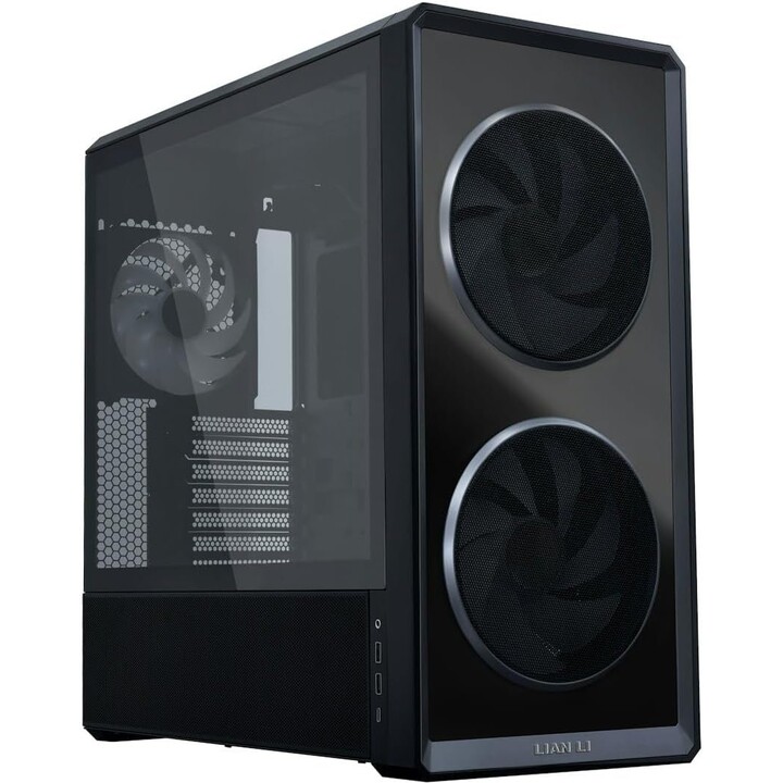 Caixa E-ATX Lian Li LANCOOL 217 INF Mid-Tower Infinity Mirror RGB 2x170 mm Ventoinhas 380 mm GPU 180 mm Arrefecedor para CPU Pre