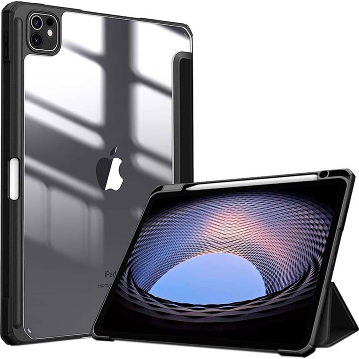 Apple iPad Pro 2024 13 Compatible Crystal Case Black