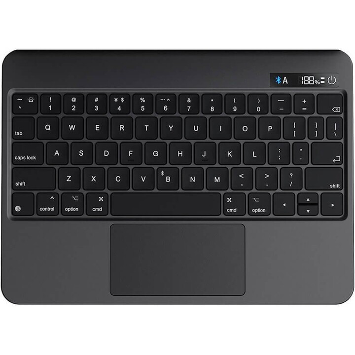 Baseus Brilliance Original Keyboard Case Pro 10.9" iPad Magnetisch Abnehmbar Hintergrundbeleuchtet Bluetooth 5.2 Grau PU Leder 5