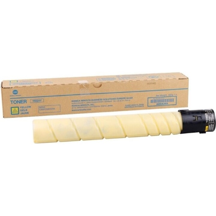 Konica Minolta TN-324 A8DA250 Cartuccia toner giallo gel 26.000 pagine ad alta resa bizhub Ineo+ 258 308 368
