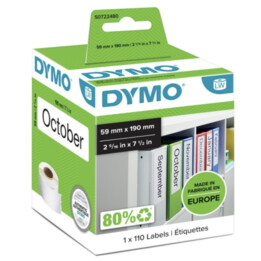 DYMO - LW - Großformatige Ablageetiketten - 59 x 190 mm - S0722480