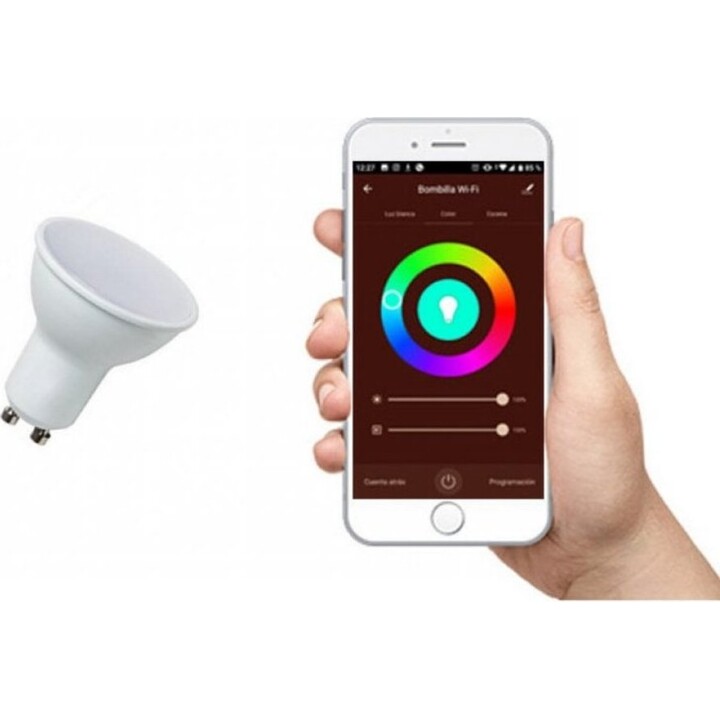 Muvit iO Confezione da 3 lampadine Smart LED Wifi RGB GU10 da 5,5W