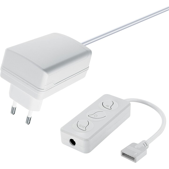 Kit de controlo WiFi muvit iO + Transformador para fitas LED (Compatível com MIOLST002 e MIOLST004)